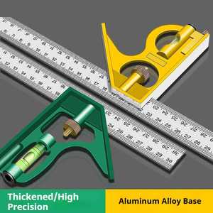 Règle de mesure et de positionnement pliable multi-angle en aluminium FSBOLING, outil de perforation pour planchers en bois, outils de machine, bricolage, OEM, ODM, personnalisé - Product Image 1