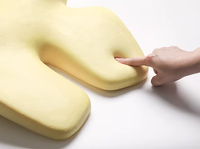 Coussin de soutien lombaire ergonomique en mousse à mémoire de forme personnalisé pour chaise de bureau et voiture