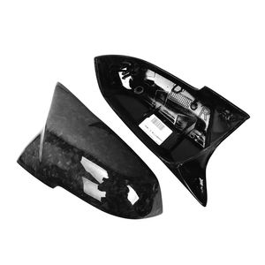 BMW 3 4シリーズ F20 F22 F23 F30 F32 F33 F36 F87 M2 X1 2013年以降車用 カーボン調鍛造カーミラーカバー - Product Image 5