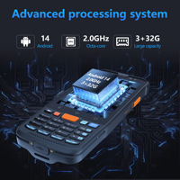 OEM KP36 Vente en gros Téléphone portable industriel robuste antidéflagrant Android 14.0 4 pouces 4G WiFi PDA portable pour la logistique en stock