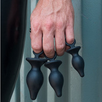 Ensemble de 3 Plugs Anaux en Silicone, Kit d'Entraînement pour Débutants et Utilisateurs Avancés avec Anneau de Traction, Jouets Sexuels pour Hommes, Femmes et Couples