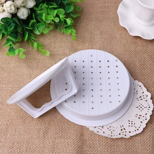 1 Presse à Hamburger en Plastique PP Écologique Antiadhésive pour Grillades BBQ, Moule à Galettes de Viande, Outil de Cuisine - Product Image 2
