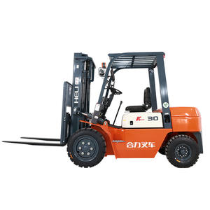 Heli de fabrication chinoise chariot élévateur diesel de 3 tonnes, qualité assurée, prix bon marché, moteur d'occasion pour ferme de détail à combustion interne - Product Image 1