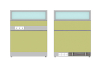 Bureau de direction moderne, design de table de bureau