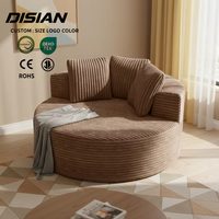 Sofá Cama Modular de Tela Plegable y Comprimido al Vacío, Personalizado OEM ODM, Sillón Individual para Sala de Estar