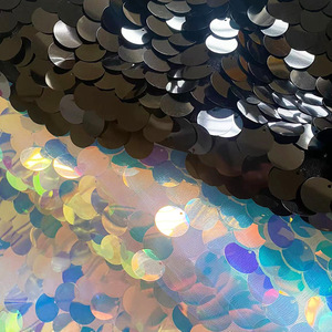 Fashion <strong>Rainbow</strong> 18 mm Large Size Round Sequin Fabric for <strong>Wedding</strong> Bridal <strong>Dress</strong> 18 mm Round Sequin Fabric - Product Image 6