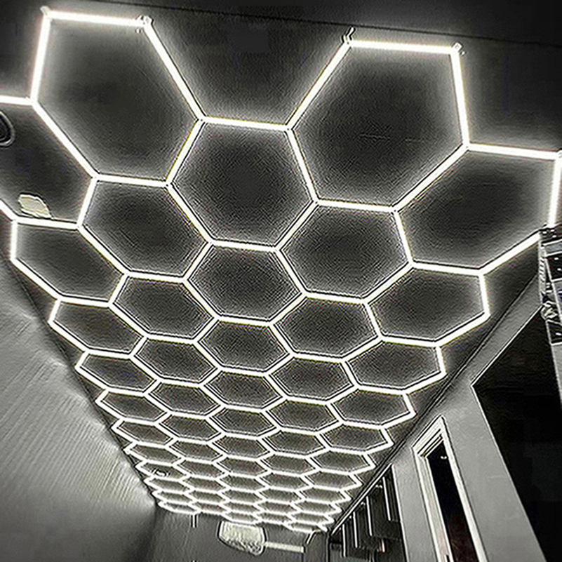 Various Series of Hexagon LED Light Ceiling Standard Hexagon Lamp Hexagon Pendant Light