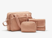 Nouveaux Sacs à Langer Lavables avec Tapis de Change Pliable et Petite Pochette – Produits pour Bébé Tendance 2021 Super Légers, Doux et Confortables