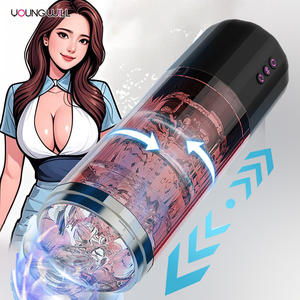 Alat Masturbasi Pria yang Kuat dengan Stimulator <span class=keywords><strong>Glans</strong></span> dan 10 Mode <span class=keywords><strong>Vibrator</strong></span> <span class=keywords><strong>Penis</strong></span> untuk Tahan Lama, Mainan Seks Tahan Air untuk Pria - Product Image 1