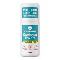 Déodorant naturel premium en roll-on à l'ambre et au bois de santal pour marque privée OEM, parfum personnalisé, faible MOQ, végan, 75 ml