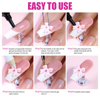 Kit de Breloques Japonaises Multi-Styles pour Ongles, Strass et Perles en Plastique, Facile à Utiliser, Idéal pour la Manucure DIY - Vente Flash