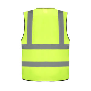 Chaleco DE SEGURIDAD reflectante de clase 2 de alta visibilidad, ropa de construcción, ropa de trabajo de seguridad personalizada - Product Image 2