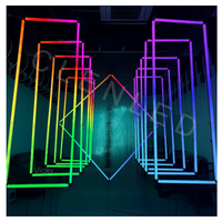 Équipement d'éclairage de scène RGB 24V 1M, bande lumineuse LED Pixel pour DJ, discothèque, bar, décoration d'événements / défilés de mode / fêtes