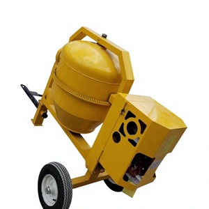Mezcladora de Concreto Portátil de Gasolina BM600P de 600 Litros |   Máquina Mezcladora de Cemento para Construcción - Product Image 1