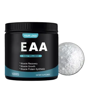 Suplemento deportivo sanitario EAAS aminoácidos esenciales EAA polvo
