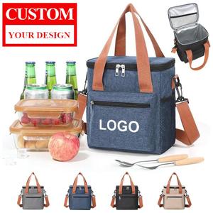 Bolsa Térmica para Almuerzo 0717, Promocional, de Aluminio Aislante, para Oficina, Oxford, Impermeable, para Entrega de Comida, con Logotipo - Product Image 2