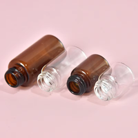 Vente en gros de flacons d'échantillons d'huiles essentielles en verre miniatures de 3 ml et 5 ml avec compte-gouttes pour parfum, aromathérapie, cosmétiques de voyage