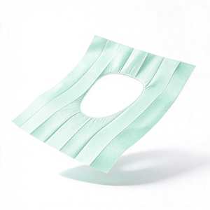 Fundas desechables para inodoro, de una sola pieza, de papel adhesivo, ecológicas. - Product Image 3