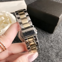 Montre de sport de luxe pour homme avec boîtier en alliage, bracelet en acier inoxydable, affichage analogique, résistance à l'eau 3 ATM, mouvement personnalisé, Relojes