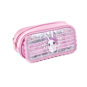 HSI ชุดดินสอ & กระเป๋า RDA190031CA กระต่ายสำหรับเด็กผู้หญิงกระเป๋าดินสอสีชมพูดีไซน์แฟนซีออกแบบมาเองได้1ชิ้น /Hangtag - Product Image 2