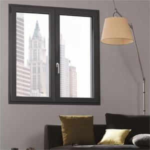 Marco de ventanas abatibles francesas de aluminio para diseño de parrilla, dormitorio, sala de estar, vidrio templado, ventanas abatibles insonorizadas, ventana de acero - Product Image 6