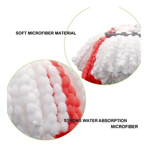 3Pcs Spin <span class=keywords><strong>Mop</strong></span> Heads Replacements Compatible avec Viledas,O-Cedar Spin <span class=keywords><strong>Mop</strong></span>, Recharges faciles à nettoyer Têtes de vadrouille en microfibre, 360 degrés - Product Image 2
