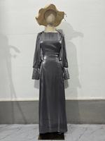 Abaya Y53 de haute qualité, respirante, à manches bouffantes, pour femme, style Dubaï, musulmane, islamique, Malaisie, longue, modeste, pour mariage, Moyen-Orient