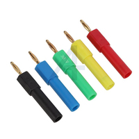 JIALUN Adaptateur de connecteur mini banane mâle 2mm vers jack femelle 4mm