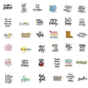 สติกเกอร์ฉลากตัวอักษรสร้างแรงบันดาลใจในภาษาอังกฤษสำหรับเด็กผู้หญิงสติกเกอร์ติดโน้ตบุ๊คโทรศัพท์กระเป๋าใส่แล็ปท็อป50ชิ้น - Product Image 6