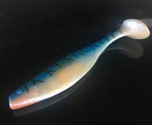 Leurres souples en PVC de 12 cm pour la pêche, leurres souples en caoutchouc type <span class=keywords><strong>Shad</strong></span>, appâts nageurs <span class=keywords><strong>Shad</strong></span>, matériel de pêche Pesca, usine Weihai - Product Image 5