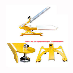 Machine de sérigraphie manuelle 1 couleur 1 station <span class=keywords><strong>Presse</strong></span> manuelle Imprimante de sérigraphie - Product Image 2