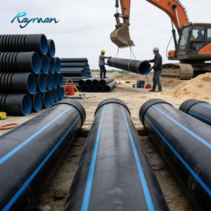 Tuyau flexible en PEHD de qualité <span class=keywords><strong>industrielle</strong></span> haute pression, anti-UV, pour le câblage souterrain extérieur des projets portuaires - Product Image 4