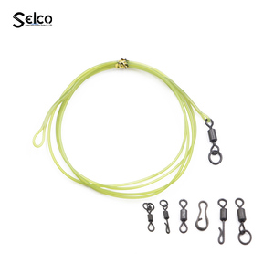 <span class=keywords><strong>Ligne</strong></span> <span class=keywords><strong>de</strong></span> Leader <span class=keywords><strong>de</strong></span> pêche à la carpe fondue <span class=keywords><strong>avec</strong></span> anneau pivotant en fluorocarbone Safezone Leader - Product Image 2