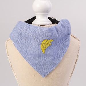 Bufanda ajustada con estampado de lino Triángulo creativo Venta al por mayor Pañuelos para perros y gatos Baberos Collar para mascotas con logotipo - Product Image 4