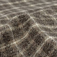Tissu en laine côtelée tissée à motif écossais, poids moyen, pour vêtements décontractés, costumes et textiles de maison