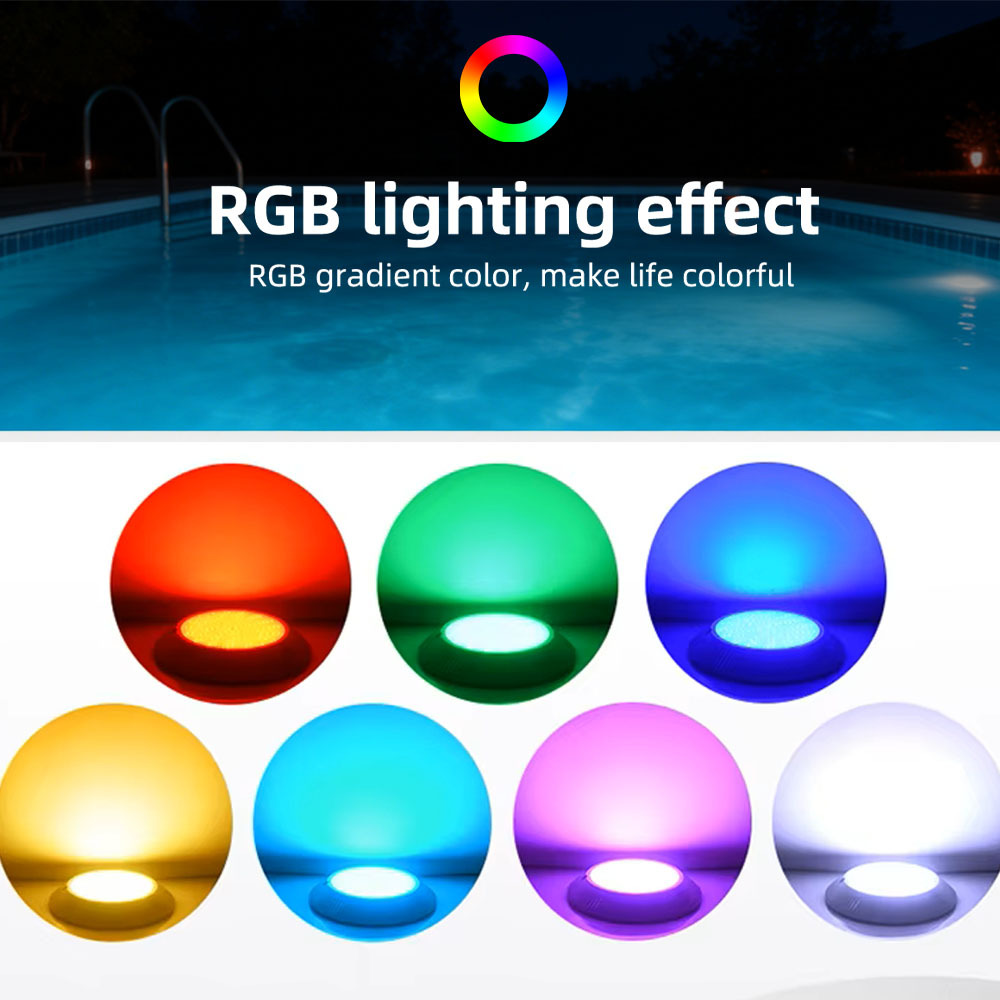 High-Performance IP68 Waterproof LED Underwater Pool Light - Enhance Pool Ambiance and Safety