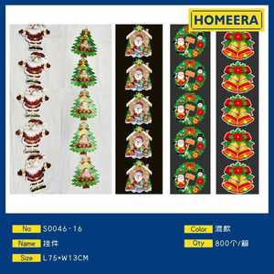 Pendant Aromatherapy Christmas Decorations Paper Mixed Styles Santa Shape Traditional Design - Product Image 3
