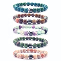 Nouveauté 2021 Bracelets en hématite pour hommes et femmes, bijoux en pierres naturelles, bracelets de guérison en perles de pierres précieuses