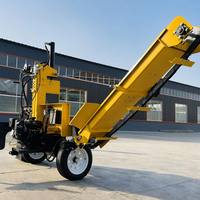 Fendeuse de bûches verticale robuste 20 tonnes, diamètre 500 mm, moteur certifié EPA, démarrage électrique, pompe 3 étapes, cycle 4S, axe à torsion