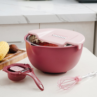 Multifunctionele Handleiding Groente Cutter Slicer 10 In 1 Groente Fruit Snijder Met Hand Guard Kitchen Items