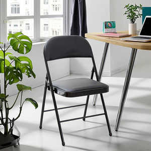 كرسي محمول بسيط من المصنع مع مسند ظهر لتدريب الموظفين والمؤتمرات كرسي غرفة المعيشة قابل للطي - Product Image 6