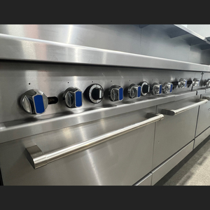Cuisinière professionnelle en acier inoxydable, 10 brûleurs, haute puissance, cuisinière à <span class=keywords><strong>gaz</strong></span> avec <span class=keywords><strong>four</strong></span> à convection - Product Image 4