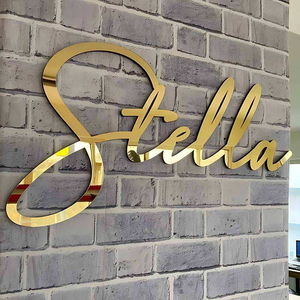 Custom Laser Cut Acrylic Letters <b>Sign</b>, Color Logo for Office Reception Building & Beauty Salon - Product Image 3
