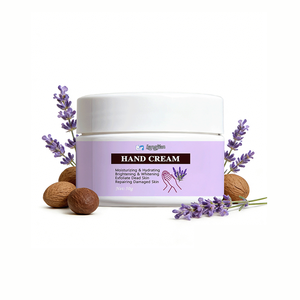 Crème pour les <span class=keywords><strong>mains</strong></span> à la lavande et au beurre de karité, hydratation intense, éclaircissante, réparatrice pour les <span class=keywords><strong>mains</strong></span> <span class=keywords><strong>sèches</strong></span>, rugueuses et les cuticules, convient à tous les types de peau - Product Image 1