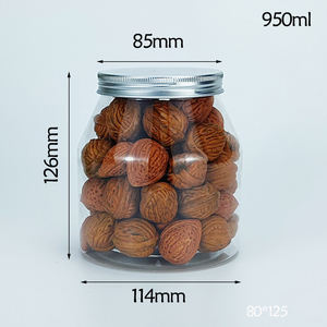 <span class=keywords><strong>Yaourt</strong></span> Thé Baies Noix Fruits Secs Emballage Bouteille 500g 1000g PET En Plastique Transparent Bocal Scellé pour Légumes Marinés - Product Image 6