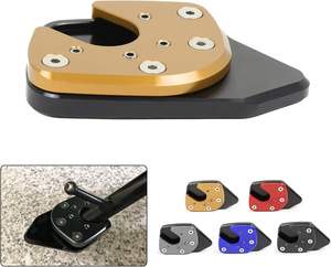 Almohadilla de Repuesto para Soporte Lateral de Motocicleta, Placa de Extensión para HONDA NC750X NC750 (Negra) - Product Image 6