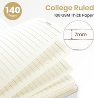 Libreta Personalizada con Encuadernación Térmica, Cubierta de Cuero PU, Hojas Sueltas en Espiral, Impresión de Catálogos, Diario con Pestañas para Regalo o Uso Comercial