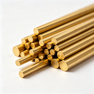 Cold Rolled <b>Thin</b> H90 Brass Square Rod <b>Mirror</b> Gloss Handicraft Metal Sculpture Photo Frame Decorative Raw Material Bar - Product Image 1