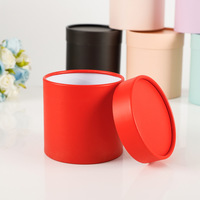 Seau à Fleurs En Gros « Hug Bucket » Rond Cadeau de Noël Boîte à Fleurs Portative pour Arrangements Floraux