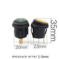 Interrupteur à bascule LED étanche IP65 pour bateau, interrupteur d'alimentation 12V, bouton KCD1